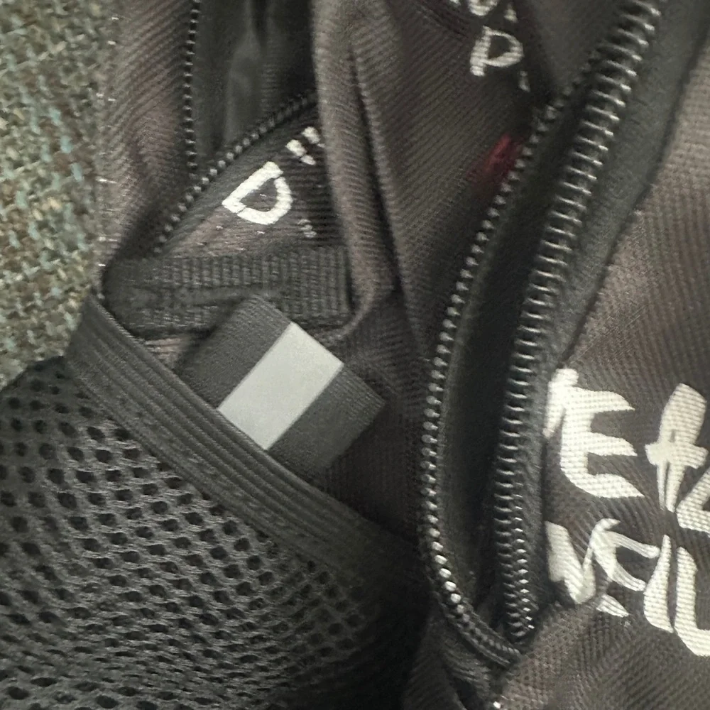 Hard Rock Cafe Black and White Folding Backpack